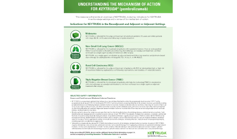 Download a Guide to Mechanism Of Action for KEYTRUDA® (pembrolizumab)