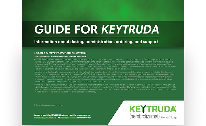 Download a Comprehensive Guide to Information About KEYTRUDA® (pembrolizumab)